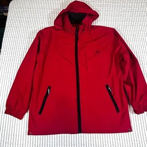 Bilikidan Mens Raincoat Red Mens Large - Does Not have drawstrings